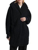 The Best Lounger World Embellished NBA Sherpa Hooded Jacket