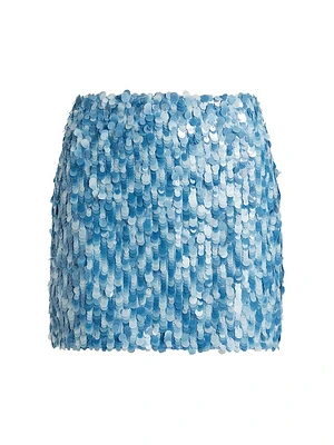 Modern Sequin Miniskirt