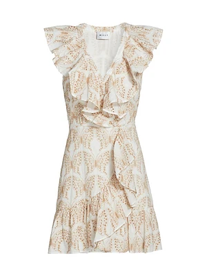 Novi Butterfly Eyelet Minidress