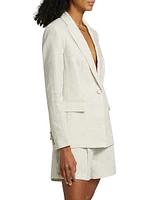 Alexa Linen Blazer