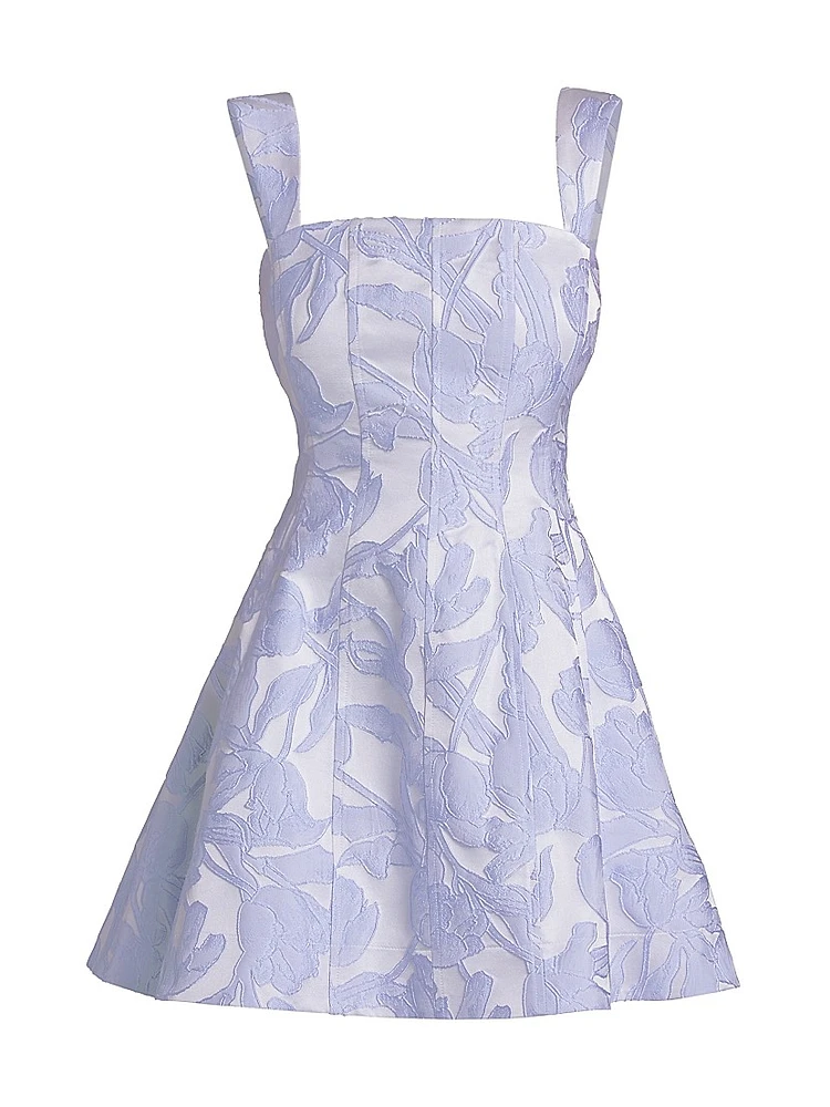 Tulip Jacquard Minidress