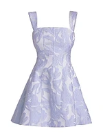Tulip Jacquard Minidress