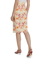Lumi Floral Pencil Skirt