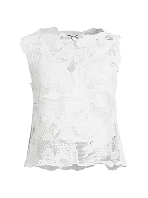 Nishi Lace Layered Boat Neck Top