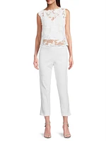 Nishi Lace Layered Boat Neck Top
