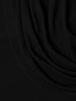 Matte Jersey Ruched Shoulder Top