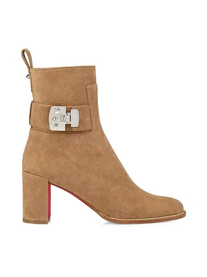 Booty Lock 70MM Velvet Boots