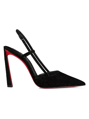 Condoroline 100MM Velvet Pumps