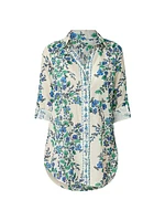 Floral Mini Shirtdress