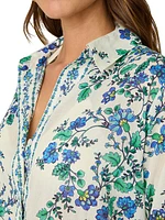 Floral Mini Shirtdress