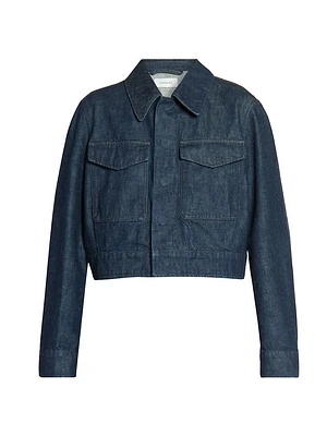 Denim Crop Jacket