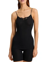 Woolen Silk Embroidered Spaghetti Strap Cami Top