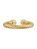 Cable Band Open Ring 18K Yellow Gold