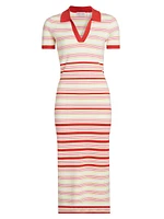 The Liberty Striped Midi-Dress