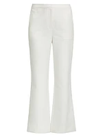 Techno Cotton Flared Trousers