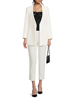Canvas Embroidered Blazer