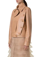 Arno Leather Trench Jacket