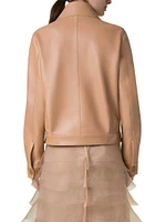 Arno Leather Trench Jacket