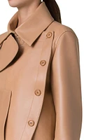 Arno Leather Trench Jacket