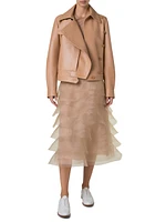 Arno Leather Trench Jacket