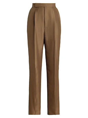 Evanne Silk Tapered Pants