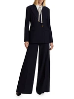 Pagano Stretch-Wool Double-Breasted Blazer