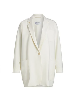 Orlaya Stretch Wool Single-Breasted Blazer