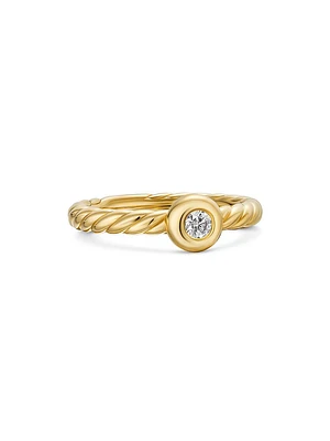 Petite Cable Ring 18K Yellow Gold