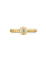 Petite Cable Ring 18K Yellow Gold