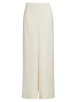 Ivory Olivia Wide-Leg Pants