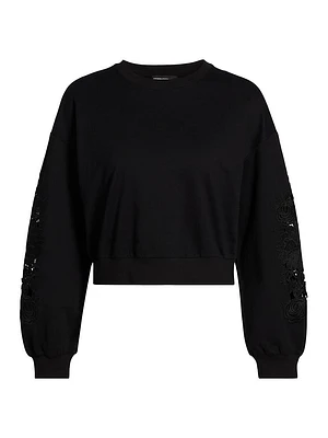 Arabella Lace Sweatshirt