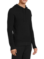 Cotton & Cashmere Waffle Hoodie