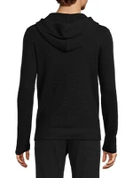 Cotton & Cashmere Waffle Hoodie