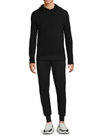 Cotton & Cashmere Waffle Hoodie