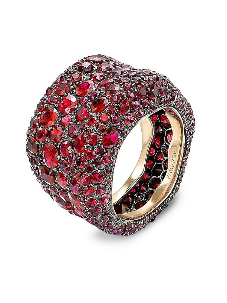 Emotion Yellow Gold Ruby Grande Ring