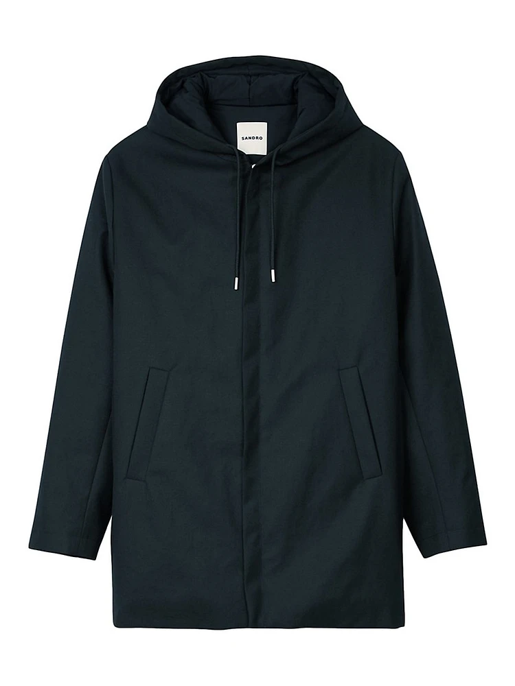 Hooded Parka with Zip