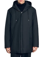 Hooded Parka with Zip