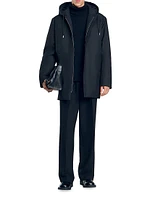 Hooded Parka with Zip