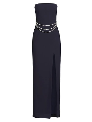 Josie High Slit Gown