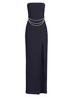 Josie High Slit Gown