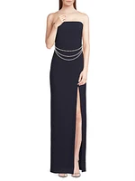 Josie High Slit Gown
