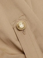 Veda Cotton-Blend Belted Jacket