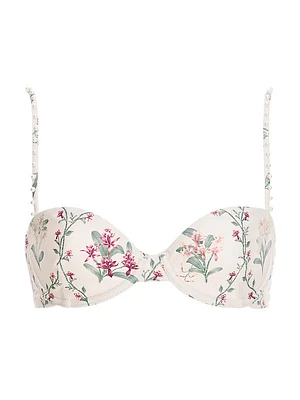 Magdalena Orquidea Embellished Bikini Top