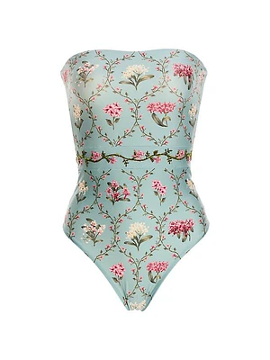 Ilusion Orquidea Strapless One-Piece Swimsuit
