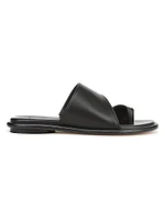 Lukas Leather Slide Sandals