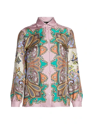 Lucky Charm Flower Medallion Shirt