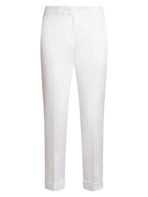 Sailor Stretch Cotton Slim-Fit Pants