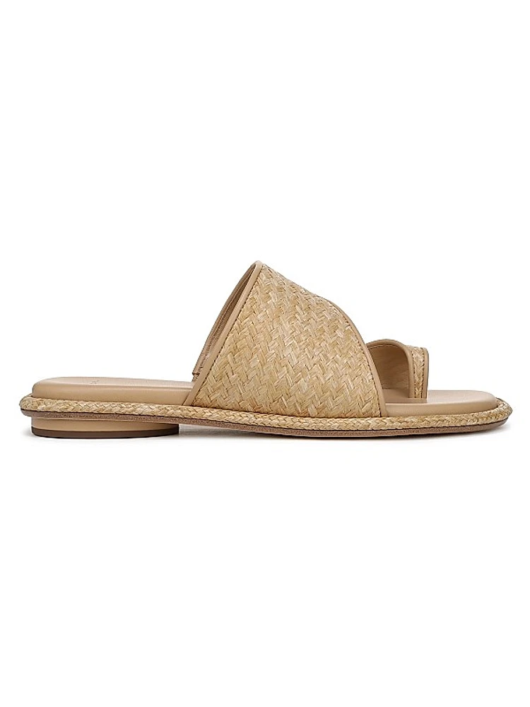 Lukas Raffia Slide Sandals