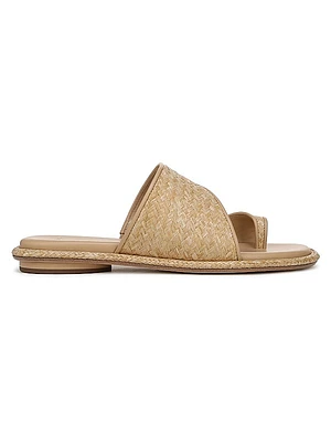 Lukas Raffia Slide Sandals