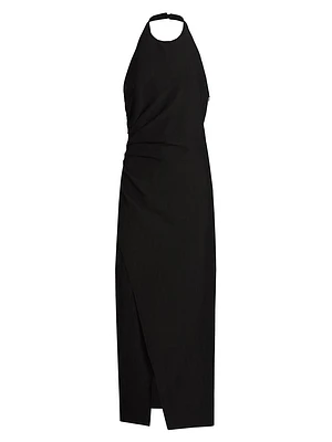 Sylvie Halterneck Midi-Dress